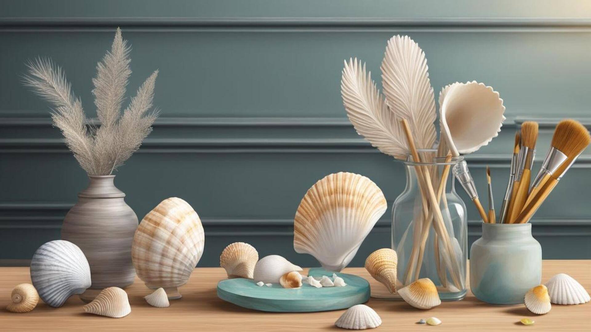 เปลือกหอย เคล็ดลับตกแต่งบ้านแบบประหยัดงบ