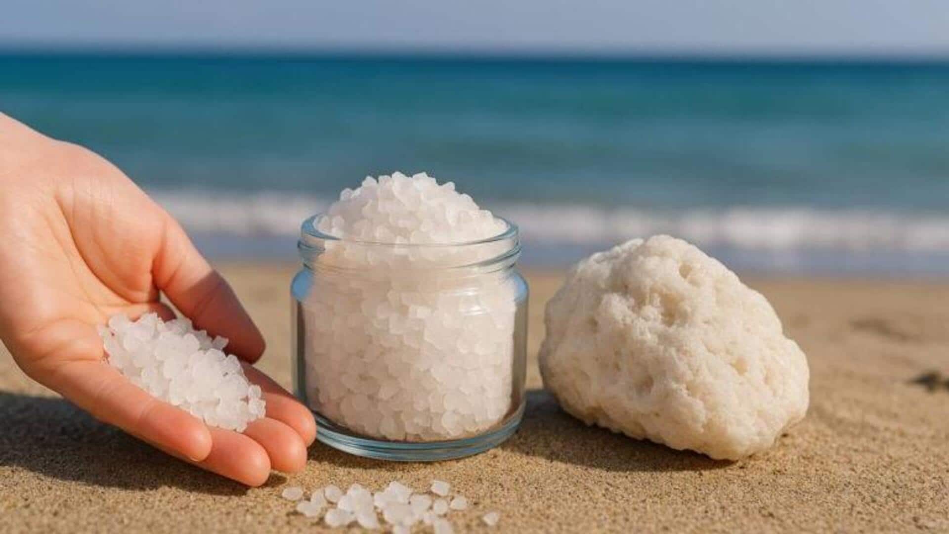 ประโยชน์การล้างพิษผิวด้วยเกลือทะเลที่คุณคาดไม่ถึง