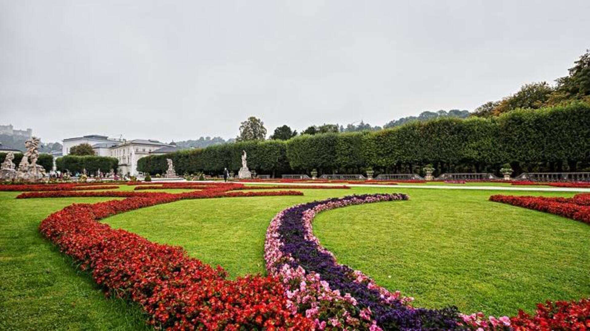 สวนที่น่าหลงใหลในซัลซ์บูร์ก