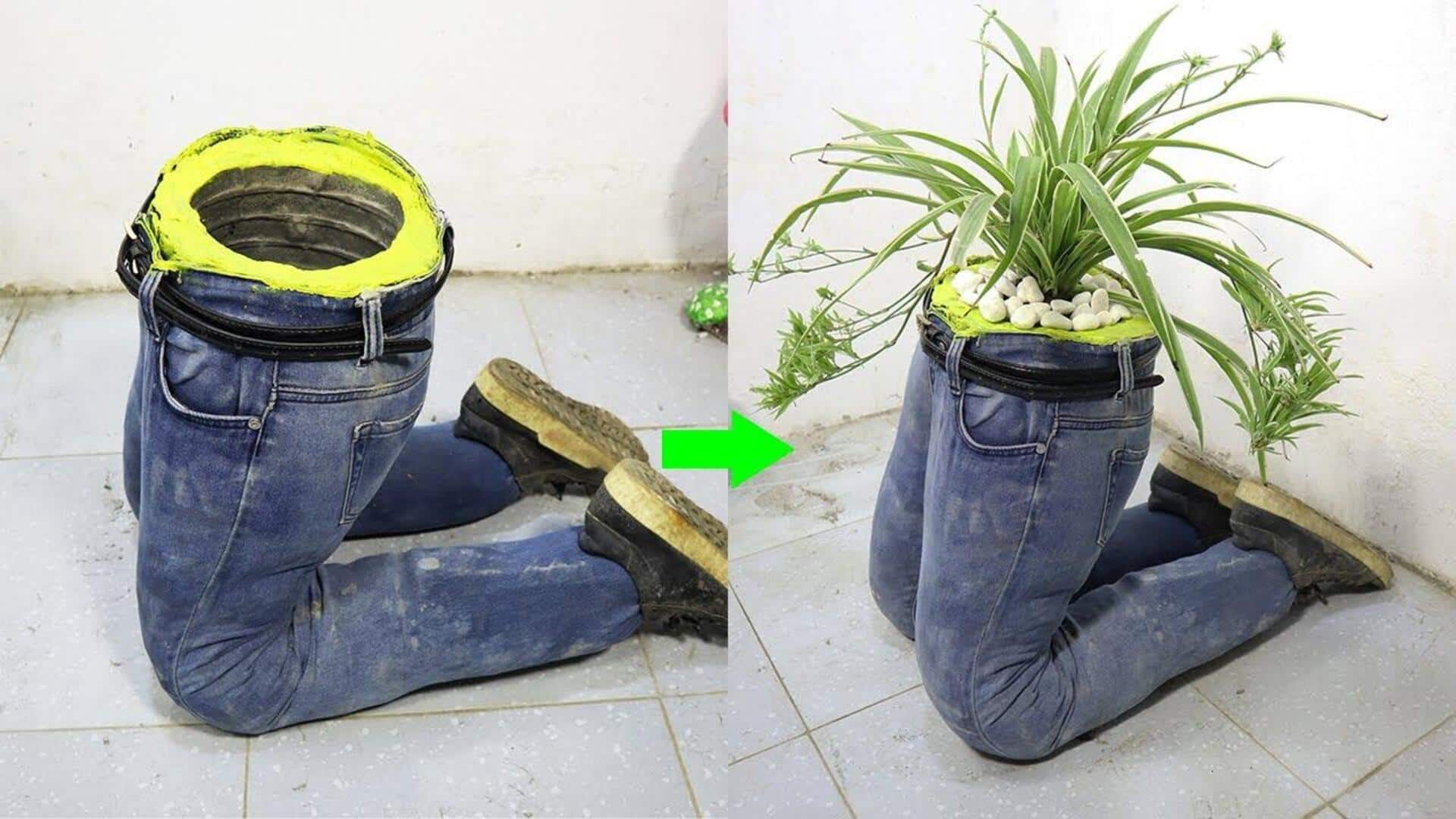 ยีนส์เก่าไม่ไร้ค่า แปลงเป็นที่จับหม้อสุดคุ้มค่า