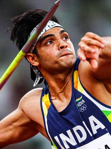 Neeraj Chopra breaks national record