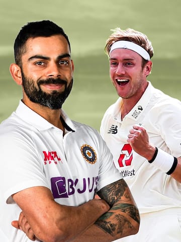 Virat Kohli vs Stuart Broad: Stats