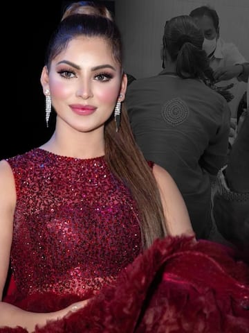 Urvashi Rautela cuts  hair to support Iran women