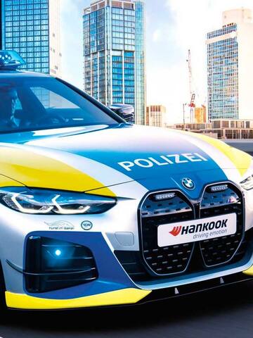 BMW i4 debuts as a police car