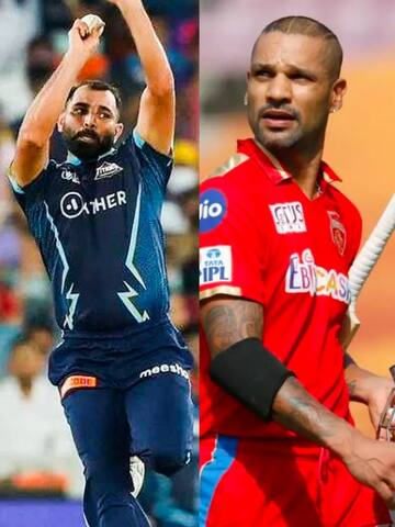 Shikhar Dhawan vs Mohammed Shami in IPL