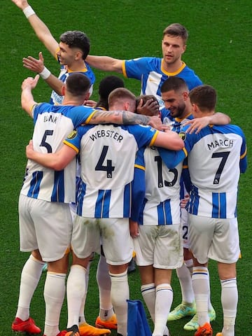 Brighton beat Manchester United 1-0