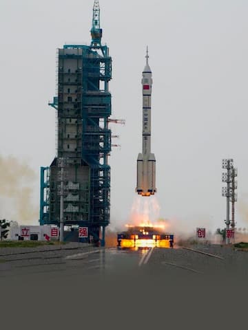 China sends 1st civilian to space