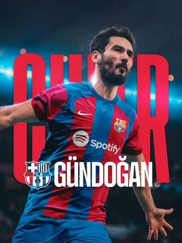 Ilkay Gundogan joins FC Barcelona 