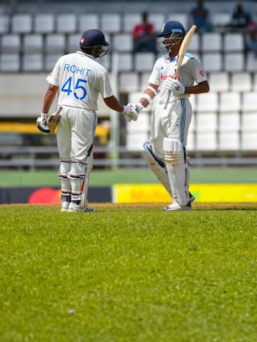 Rohit Sharma hits his fastest Test fifty