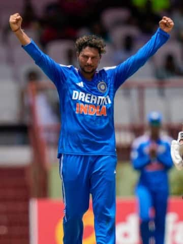 Kuldeep Yadav completes 50 T20I wickets