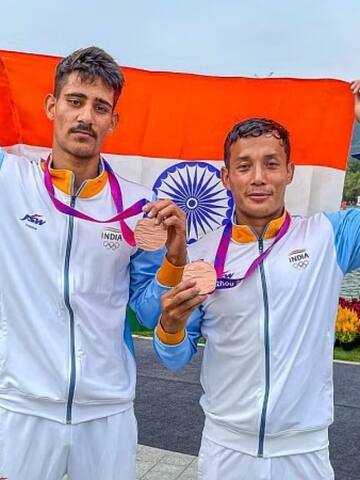 Arjun, Sunil win canoe sprint bronze