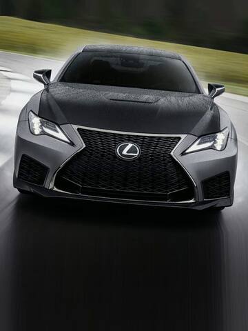 2024 Lexus RC, RC F break cover