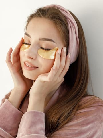 DIY under-eye patches