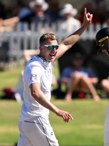 Neil Brand claims six-fer on Test debut